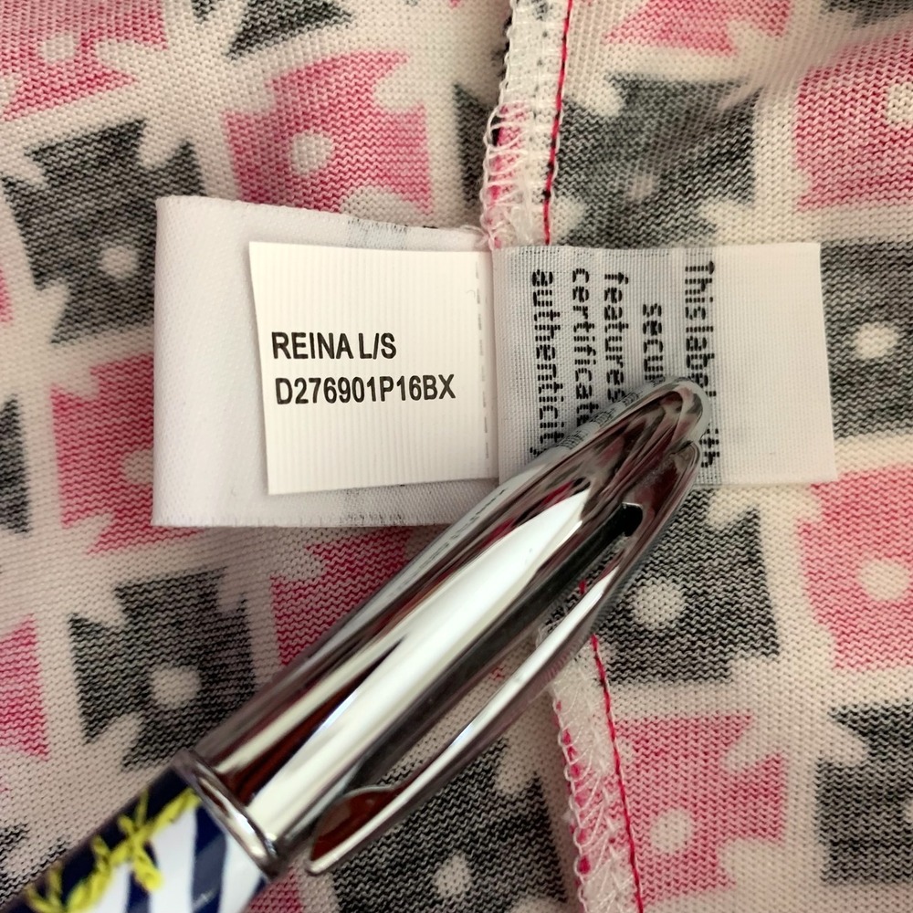 NWT Diane von Furstenberg DVF Reina Jersey Tunic Shift Dress Pink Geo Dot 2 0 XS - Picture 13 of 16